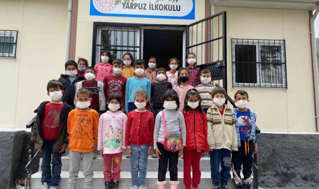 Osmaniye'de yanan köy okulunun yerine yenisi yapıldı