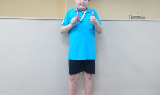 Otizmli Şükrü Mert Çelik, Aydın İl Şampiyonu oldu