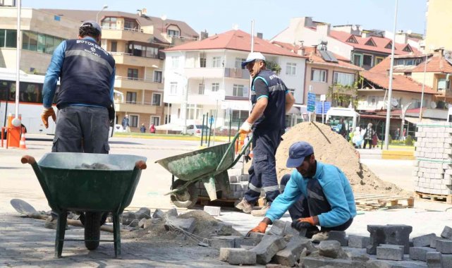 Otogarda bayram hazırlığı