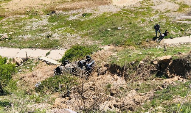 Otomobil şarampole yuvarlandı: 1 yaralı