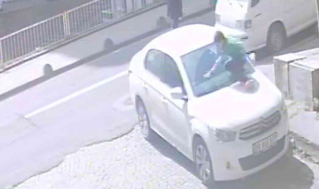 Otomobiline saldırdılar zannetti, gerçek güvenlik kamerası kayıtlarını izleyince ortaya çıktı