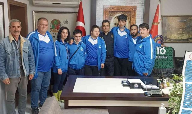 Özel Çocuklardan polise özel ziyaret