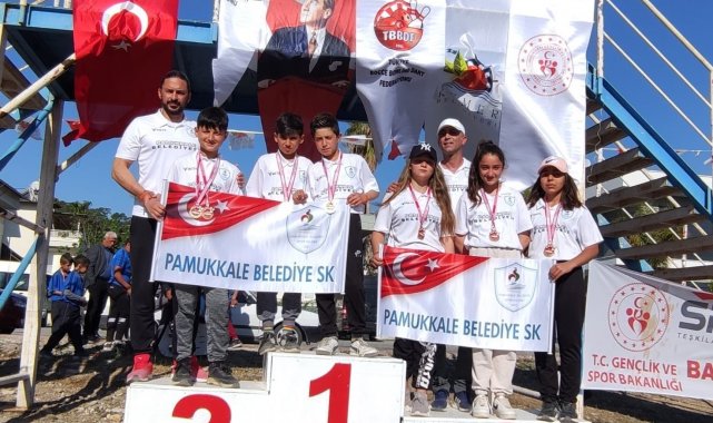 Pamukkale Belediyespor&#039;dan 13 madalya