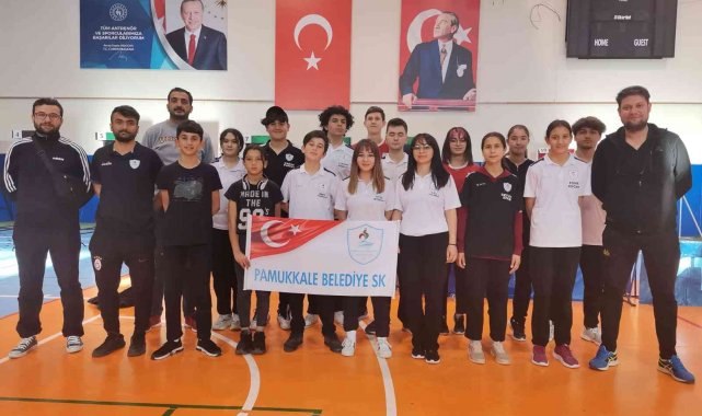 Pamukkale&#039;den 3 sporcu milli takım vizesini aldı