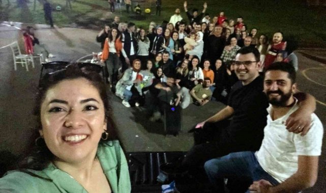 Pandemide en ön saflarda yer aldılar, piknikte stres attılar