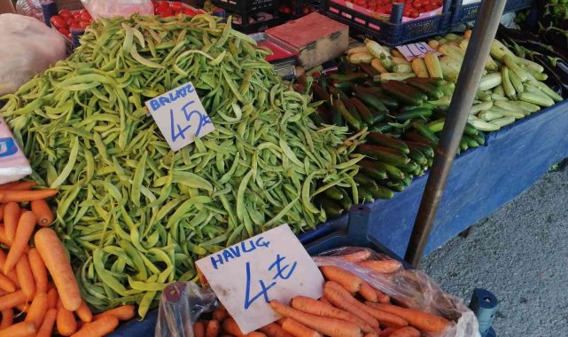 Pazarın en pahalı ürünü "taze fasulye"