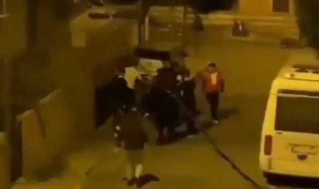 Pendik&#039;te genç kadın kucağındaki çocuğuyla sokak ortasında darbedildi