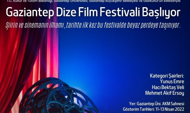 &quot;Gaziantep dize film festivali&quot; başlıyor
