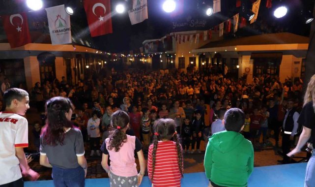 Ramazan etkinliğinde çocuklar doyasıya eğlendi