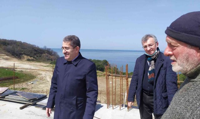 Rektör Cebeci'den Kampüs Cami inşaatında inceleme