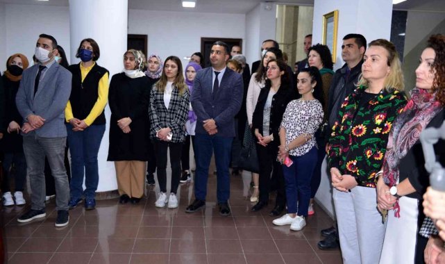 Rektör Özölçer, üniversite personeliyle bayramlaştı