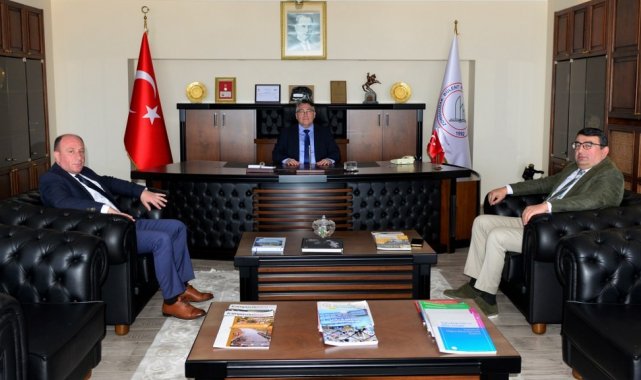 Rektör Özölçer&#039;e hayırlı olsun ziyaretleri sürüyor