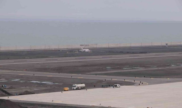 Rize-Artvin Havalimanı için ilk test uçuşu gerçekleştirildi