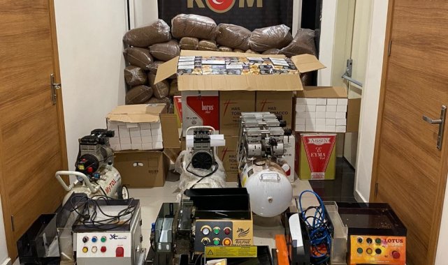 Rize'de kaçak sigara operasyonu