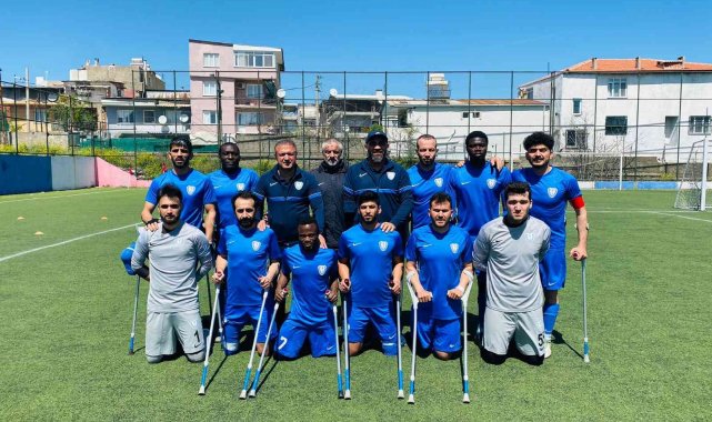 Şahinbey Ampute bir engeli daha aştı