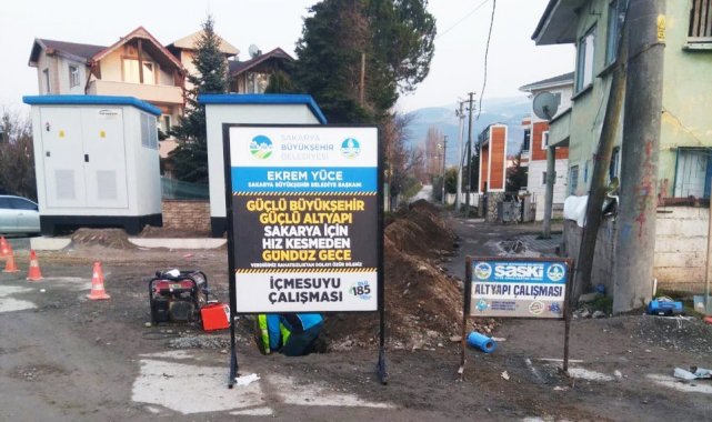 Sakarya Büyükşehir'den şehrin güneyinde yoğun mesai