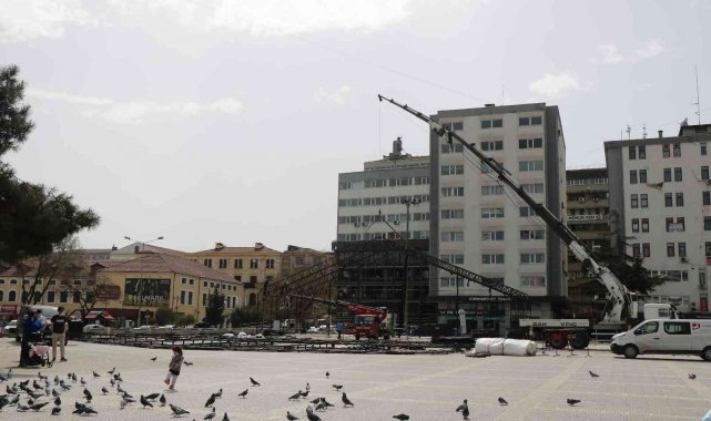 Samsun Dijital Gösterim Merkezi söküldü