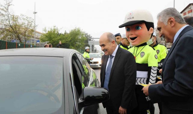 Samsun'da emniyet kemeri uygulaması