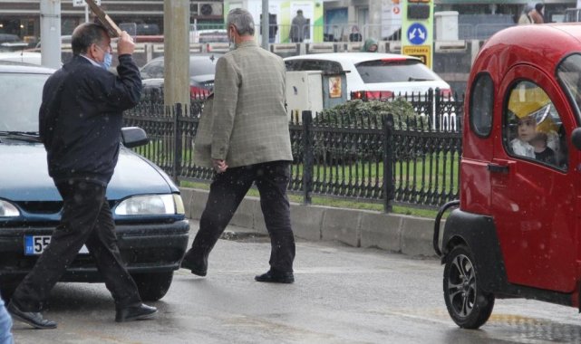 Samsun&#039;da metre kareye 38,8 kilo yağış düştü