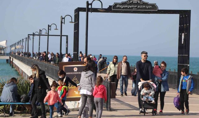 Samsun'da sahiller şenlendi