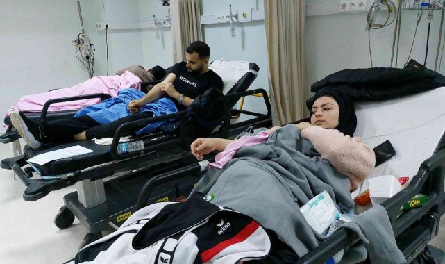 Samsun'da yaklaşık 90 yabancı uyruklu öğrenci yemekten zehirlendi