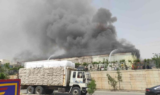 Şanlıurfa Organize Sanayi Bölgesindeki bir tekstil fabrikasında yangın çıktı. İşçilerin tahliye edildiği bölgeye çok sayıda itfaiye ekibi sevk edildi.