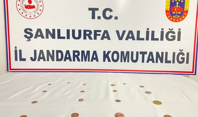 Şanlıurfa'da Roma dönemine ait tarihi sikkeler ele geçirildi