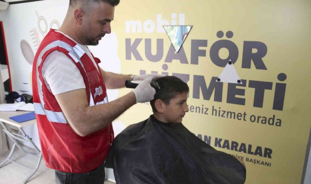 Şehit ve gazi yakınlarına bayram öncesi berber-kuaför hizmeti Büyükşehir'den