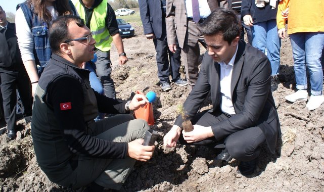 Şehit ve Gaziler için fidan dikildi