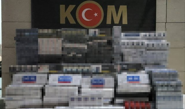 Siirt'te 7 bin 400 paket kaçak sigara ele geçirildi