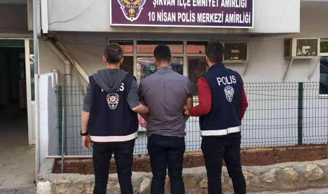 Siirt'te kasten öldürme suçundan aranan hükümlü yakalandı