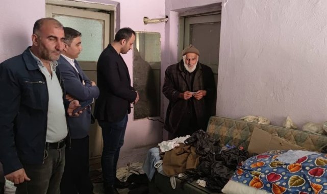 Siirt&#039;te yalnız yaşayan yaşlı adama belediye sahip çıktı