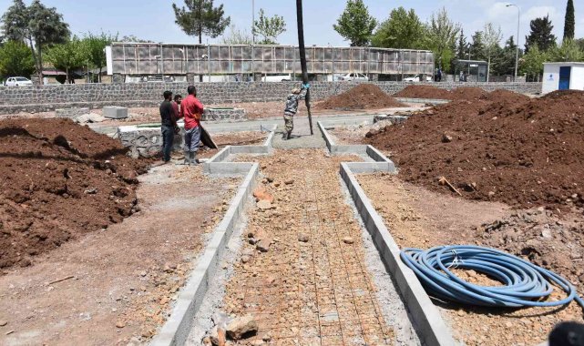 Siverek Ofis Parkta hummalı çalışmalar devam ediyor