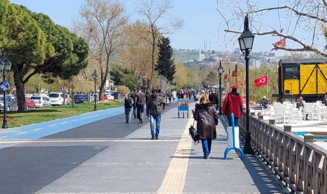 Soğuk havaların ardından güneş keyfi