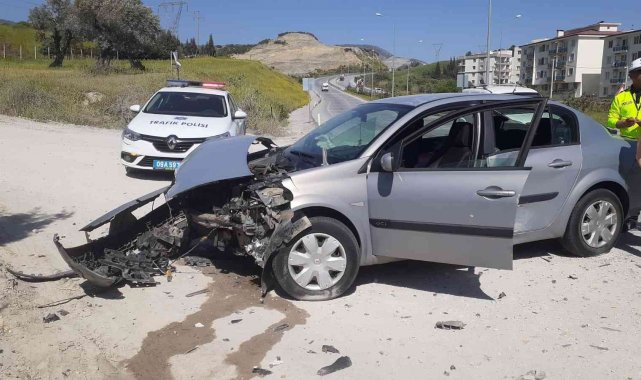 Söke&#039;de trafik kazası: 1 yaralı