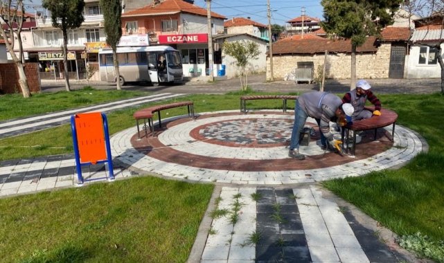 Soma sokak sağlıklaştırma ve peyzaj çalışmaları ile güzelleşiyor