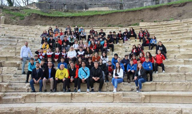 Sporcular antik kente hayran kaldı