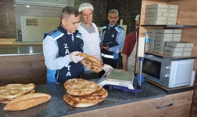 Suluova'da zabıta ekiplerinden fırınlarda denetim