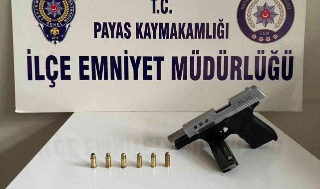 Şüpheli şahsın üzerinden ruhsatsız silah çıktı