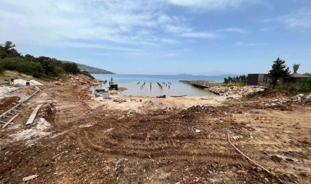 Tabiat parkında doğaya verilen zararı belediye ekipleri önledi