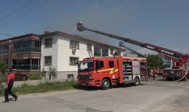 Tadilat yapalım derken apartmanın çatısını yaktılar