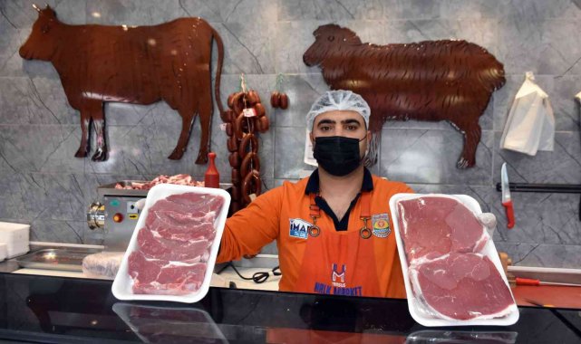 Tarsus Belediyesi, Ramazan'da halk et markette indirime gitti