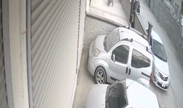 Tarsus'ta motosikleti hırsızlığı kameraya takıldı