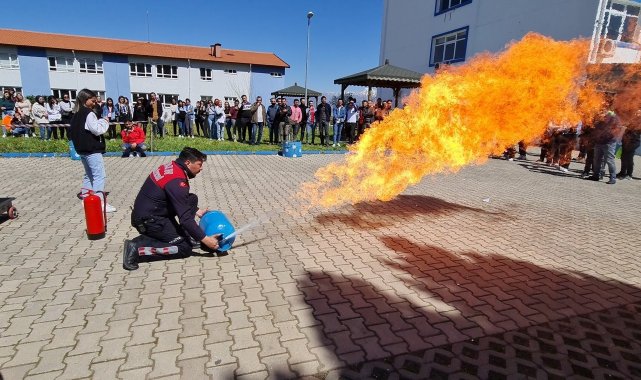 Tatbikat aksiyon filmlerini aratmadı