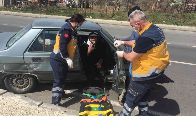 Tekirdağ'da trafik kazası: 1 yaralı
