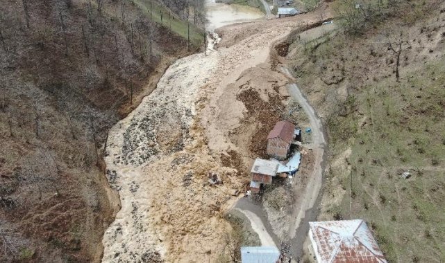 Trabzon&#039;da çamur afeti
