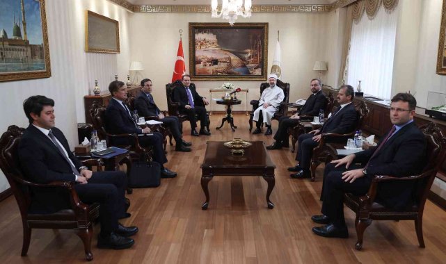 Türk Devletleri Teşkilatı Genel Sekreteri Amreyev&#039;den Diyanet&#039;e ziyaret