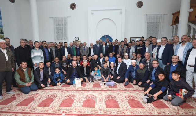 Türk köyünde iftar yaptılar