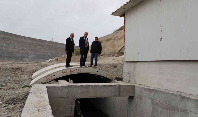 Tutşi Silvan içme Suyu Tünel Terfi İstasyonu'nu denetledi