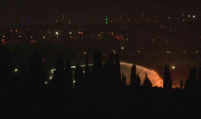 Tuzla Piyade Okulu içindeki 41. Bakım Müdürlüğü'nde patlamayla çıkan yangın kontrol altına alındı